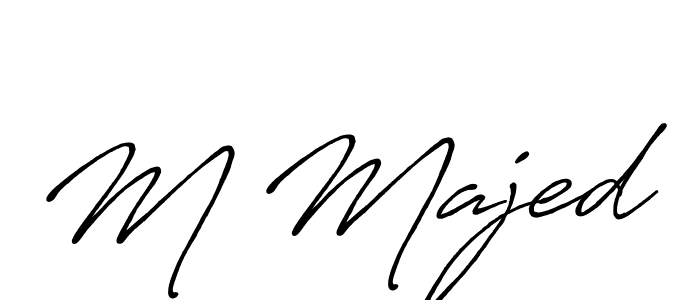 It looks lik you need a new signature style for name M Majed. Design unique handwritten (Antro_Vectra_Bolder) signature with our free signature maker in just a few clicks. M Majed signature style 7 images and pictures png