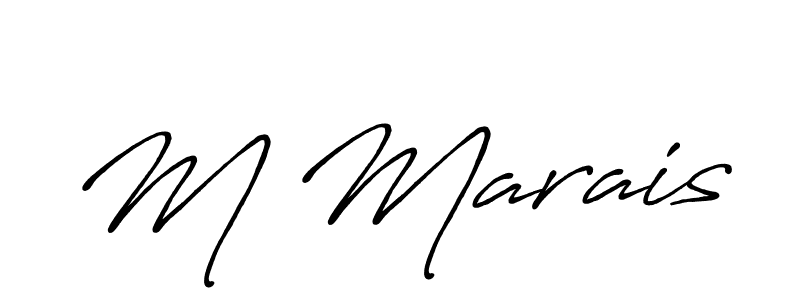 Make a beautiful signature design for name M Marais. Use this online signature maker to create a handwritten signature for free. M Marais signature style 7 images and pictures png