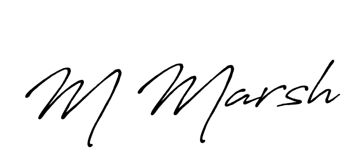Make a beautiful signature design for name M Marsh. Use this online signature maker to create a handwritten signature for free. M Marsh signature style 7 images and pictures png