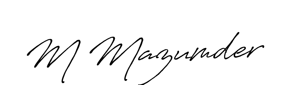 This is the best signature style for the M Mazumder name. Also you like these signature font (Antro_Vectra_Bolder). Mix name signature. M Mazumder signature style 7 images and pictures png