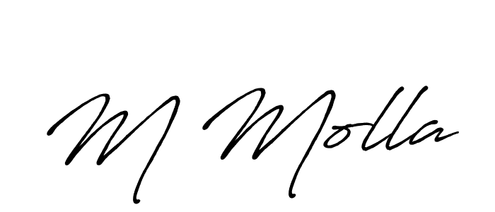 Here are the top 10 professional signature styles for the name M Molla. These are the best autograph styles you can use for your name. M Molla signature style 7 images and pictures png