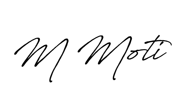 How to make M Moti signature? Antro_Vectra_Bolder is a professional autograph style. Create handwritten signature for M Moti name. M Moti signature style 7 images and pictures png