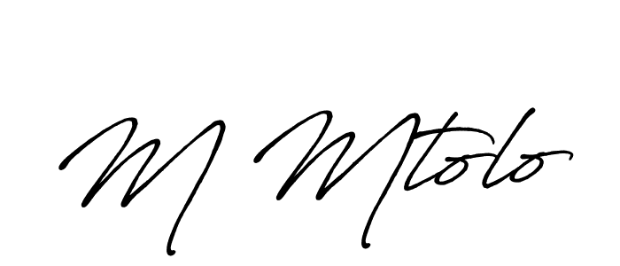 Best and Professional Signature Style for M Mtolo. Antro_Vectra_Bolder Best Signature Style Collection. M Mtolo signature style 7 images and pictures png