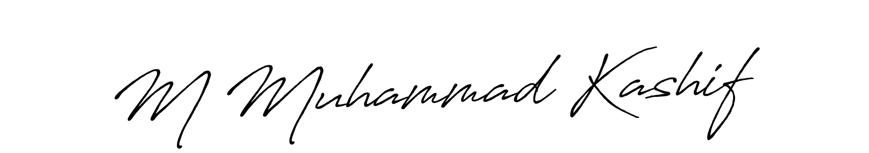 M Muhammad Kashif stylish signature style. Best Handwritten Sign (Antro_Vectra_Bolder) for my name. Handwritten Signature Collection Ideas for my name M Muhammad Kashif. M Muhammad Kashif signature style 7 images and pictures png