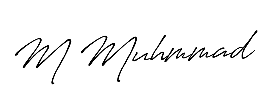 How to Draw M Muhmmad signature style? Antro_Vectra_Bolder is a latest design signature styles for name M Muhmmad. M Muhmmad signature style 7 images and pictures png