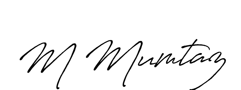 How to make M Mumtaz signature? Antro_Vectra_Bolder is a professional autograph style. Create handwritten signature for M Mumtaz name. M Mumtaz signature style 7 images and pictures png