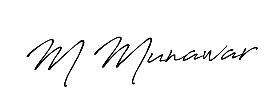 Best and Professional Signature Style for M Munawar. Antro_Vectra_Bolder Best Signature Style Collection. M Munawar signature style 7 images and pictures png