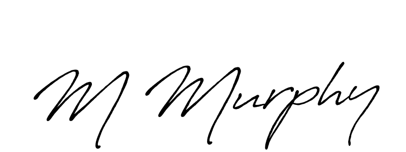 Use a signature maker to create a handwritten signature online. With this signature software, you can design (Antro_Vectra_Bolder) your own signature for name M Murphy. M Murphy signature style 7 images and pictures png