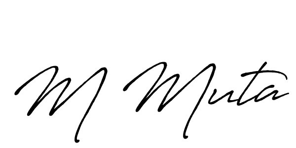 How to Draw M Muta signature style? Antro_Vectra_Bolder is a latest design signature styles for name M Muta. M Muta signature style 7 images and pictures png