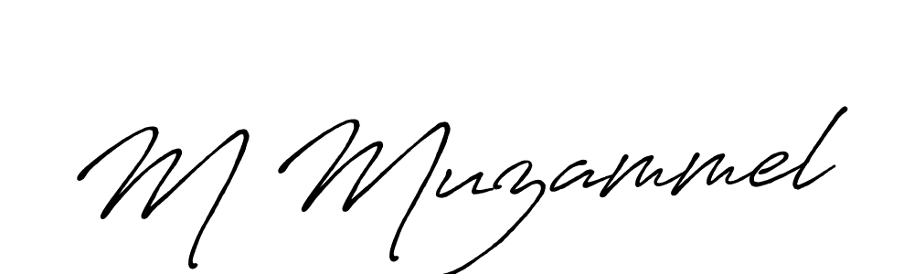 It looks lik you need a new signature style for name M Muzammel. Design unique handwritten (Antro_Vectra_Bolder) signature with our free signature maker in just a few clicks. M Muzammel signature style 7 images and pictures png