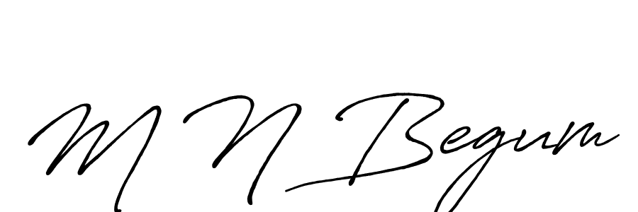 Make a short M N Begum signature style. Manage your documents anywhere anytime using Antro_Vectra_Bolder. Create and add eSignatures, submit forms, share and send files easily. M N Begum signature style 7 images and pictures png