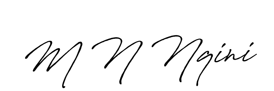Antro_Vectra_Bolder is a professional signature style that is perfect for those who want to add a touch of class to their signature. It is also a great choice for those who want to make their signature more unique. Get M N Nqini name to fancy signature for free. M N Nqini signature style 7 images and pictures png
