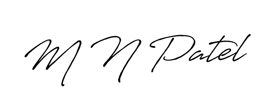 Make a beautiful signature design for name M N Patel. Use this online signature maker to create a handwritten signature for free. M N Patel signature style 7 images and pictures png