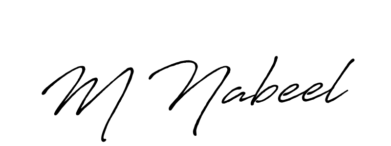 You can use this online signature creator to create a handwritten signature for the name M Nabeel. This is the best online autograph maker. M Nabeel signature style 7 images and pictures png