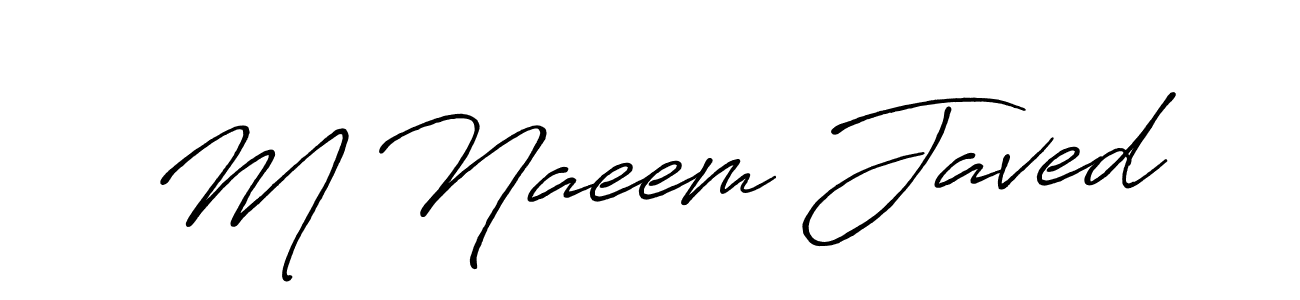 It looks lik you need a new signature style for name M Naeem Javed. Design unique handwritten (Antro_Vectra_Bolder) signature with our free signature maker in just a few clicks. M Naeem Javed signature style 7 images and pictures png