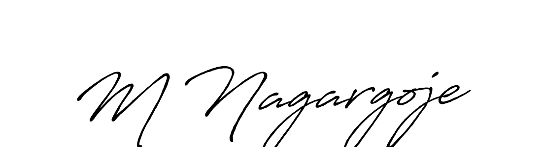 Also we have M Nagargoje name is the best signature style. Create professional handwritten signature collection using Antro_Vectra_Bolder autograph style. M Nagargoje signature style 7 images and pictures png