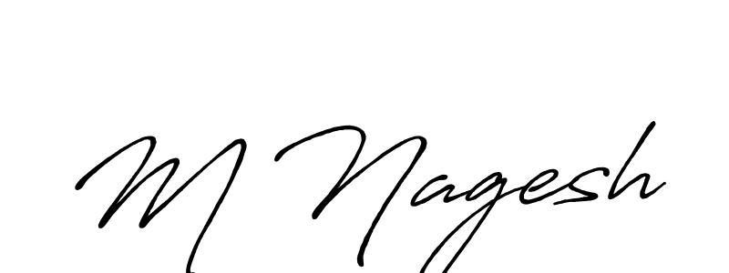 Best and Professional Signature Style for M Nagesh. Antro_Vectra_Bolder Best Signature Style Collection. M Nagesh signature style 7 images and pictures png