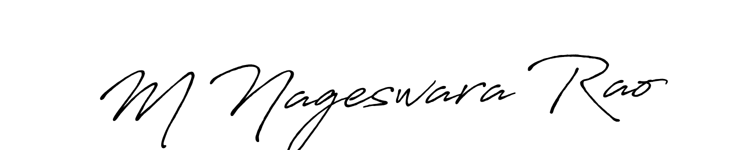 if you are searching for the best signature style for your name M Nageswara Rao. so please give up your signature search. here we have designed multiple signature styles  using Antro_Vectra_Bolder. M Nageswara Rao signature style 7 images and pictures png