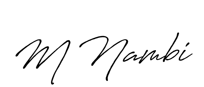 See photos of M Nambi official signature by Spectra . Check more albums & portfolios. Read reviews & check more about Antro_Vectra_Bolder font. M Nambi signature style 7 images and pictures png