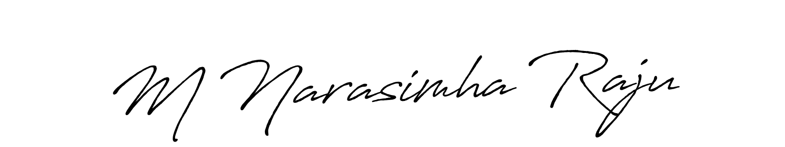 Make a beautiful signature design for name M Narasimha Raju. Use this online signature maker to create a handwritten signature for free. M Narasimha Raju signature style 7 images and pictures png