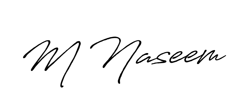 You can use this online signature creator to create a handwritten signature for the name M Naseem. This is the best online autograph maker. M Naseem signature style 7 images and pictures png