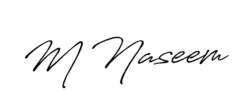 Antro_Vectra_Bolder is a professional signature style that is perfect for those who want to add a touch of class to their signature. It is also a great choice for those who want to make their signature more unique. Get M Naseem name to fancy signature for free. M Naseem signature style 7 images and pictures png