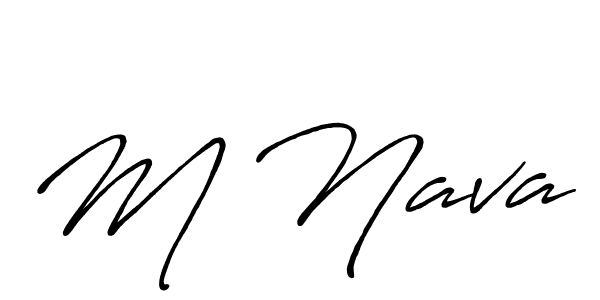 if you are searching for the best signature style for your name M Nava. so please give up your signature search. here we have designed multiple signature styles  using Antro_Vectra_Bolder. M Nava signature style 7 images and pictures png