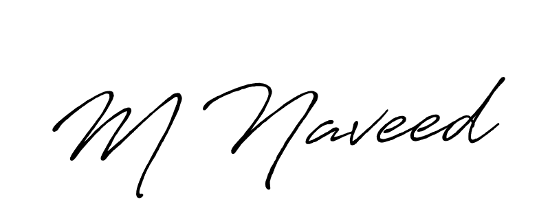 Make a beautiful signature design for name M Naveed. Use this online signature maker to create a handwritten signature for free. M Naveed signature style 7 images and pictures png