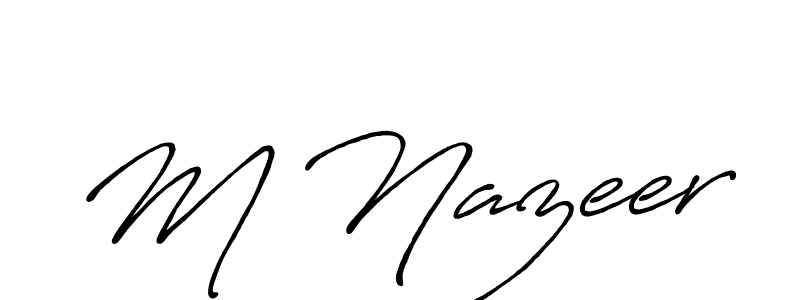 Best and Professional Signature Style for M Nazeer. Antro_Vectra_Bolder Best Signature Style Collection. M Nazeer signature style 7 images and pictures png