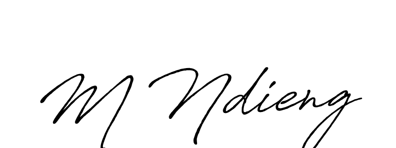 You should practise on your own different ways (Antro_Vectra_Bolder) to write your name (M Ndieng) in signature. don't let someone else do it for you. M Ndieng signature style 7 images and pictures png