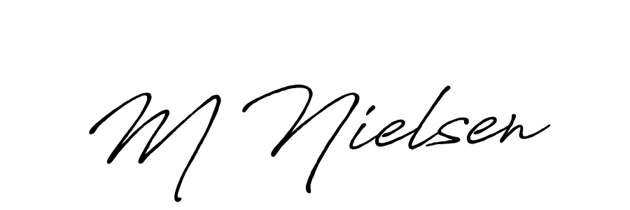 How to Draw M Nielsen signature style? Antro_Vectra_Bolder is a latest design signature styles for name M Nielsen. M Nielsen signature style 7 images and pictures png