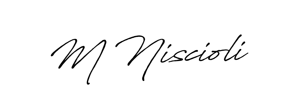 It looks lik you need a new signature style for name M Niscioli. Design unique handwritten (Antro_Vectra_Bolder) signature with our free signature maker in just a few clicks. M Niscioli signature style 7 images and pictures png