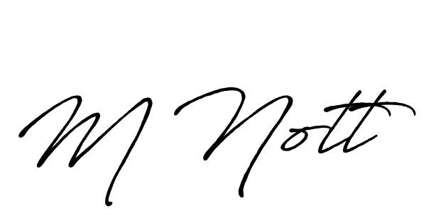 You can use this online signature creator to create a handwritten signature for the name M Nott. This is the best online autograph maker. M Nott signature style 7 images and pictures png