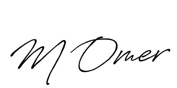 You should practise on your own different ways (Antro_Vectra_Bolder) to write your name (M Omer) in signature. don't let someone else do it for you. M Omer signature style 7 images and pictures png