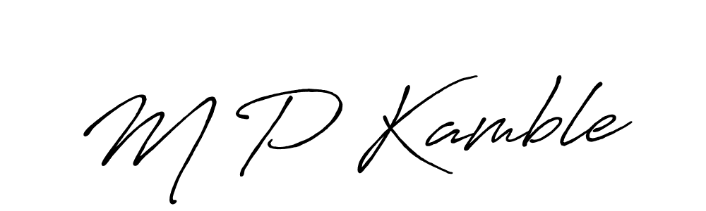 Make a beautiful signature design for name M P Kamble. Use this online signature maker to create a handwritten signature for free. M P Kamble signature style 7 images and pictures png