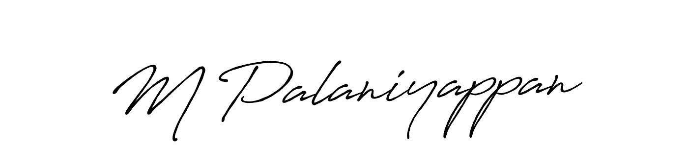 if you are searching for the best signature style for your name M Palaniyappan. so please give up your signature search. here we have designed multiple signature styles  using Antro_Vectra_Bolder. M Palaniyappan signature style 7 images and pictures png