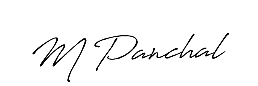 How to Draw M Panchal signature style? Antro_Vectra_Bolder is a latest design signature styles for name M Panchal. M Panchal signature style 7 images and pictures png