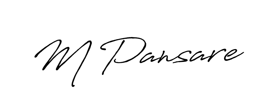 It looks lik you need a new signature style for name M Pansare. Design unique handwritten (Antro_Vectra_Bolder) signature with our free signature maker in just a few clicks. M Pansare signature style 7 images and pictures png