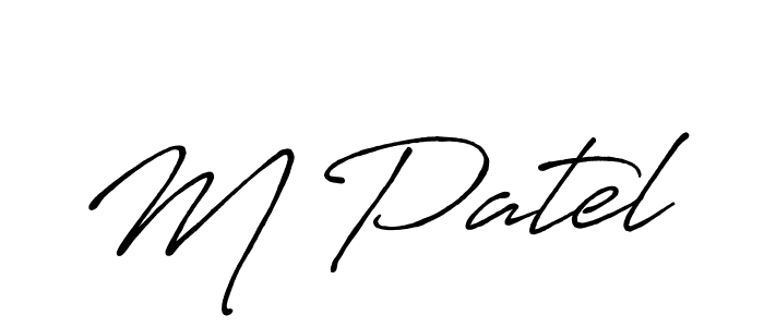 Also You can easily find your signature by using the search form. We will create M Patel name handwritten signature images for you free of cost using Antro_Vectra_Bolder sign style. M Patel signature style 7 images and pictures png