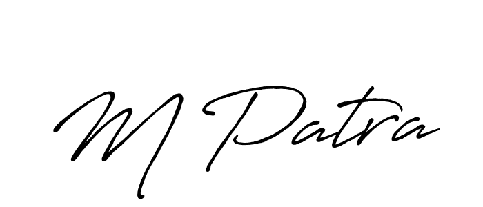 if you are searching for the best signature style for your name M Patra. so please give up your signature search. here we have designed multiple signature styles  using Antro_Vectra_Bolder. M Patra signature style 7 images and pictures png