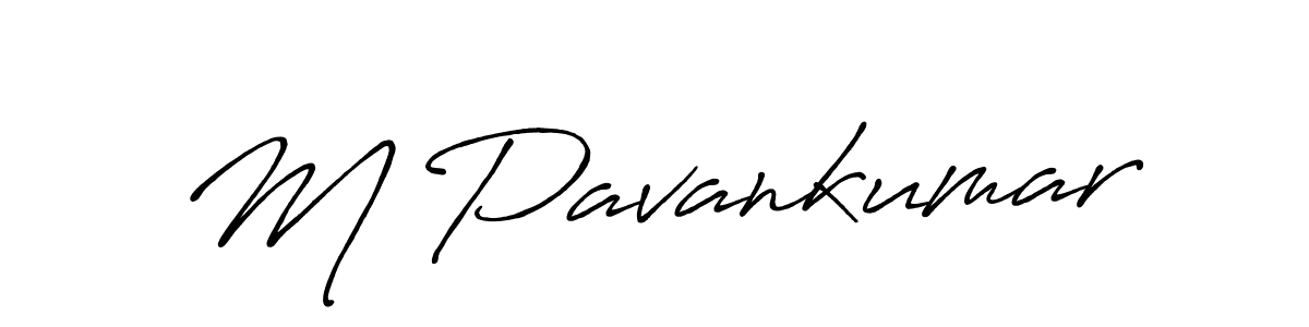 Antro_Vectra_Bolder is a professional signature style that is perfect for those who want to add a touch of class to their signature. It is also a great choice for those who want to make their signature more unique. Get M Pavankumar name to fancy signature for free. M Pavankumar signature style 7 images and pictures png