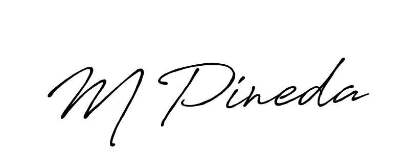 Similarly Antro_Vectra_Bolder is the best handwritten signature design. Signature creator online .You can use it as an online autograph creator for name M Pineda. M Pineda signature style 7 images and pictures png