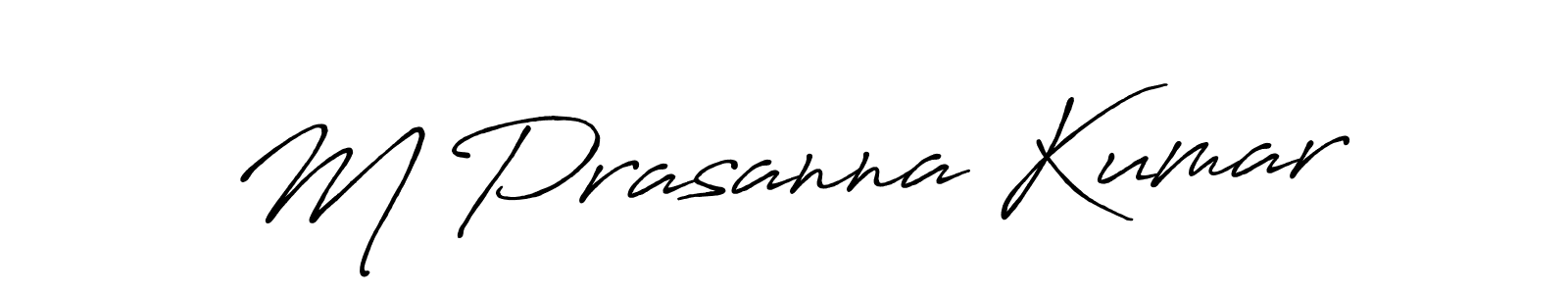 Similarly Antro_Vectra_Bolder is the best handwritten signature design. Signature creator online .You can use it as an online autograph creator for name M Prasanna Kumar. M Prasanna Kumar signature style 7 images and pictures png