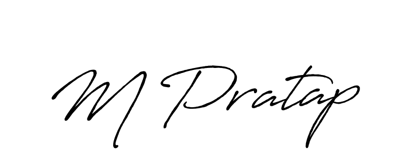 Also You can easily find your signature by using the search form. We will create M Pratap name handwritten signature images for you free of cost using Antro_Vectra_Bolder sign style. M Pratap signature style 7 images and pictures png