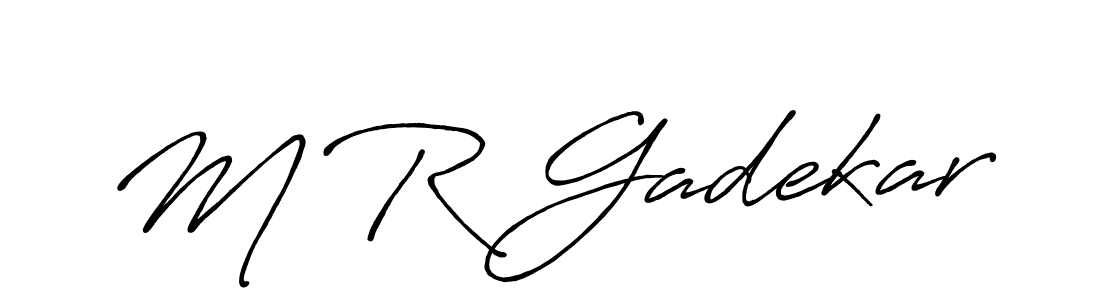 Make a beautiful signature design for name M R Gadekar. Use this online signature maker to create a handwritten signature for free. M R Gadekar signature style 7 images and pictures png