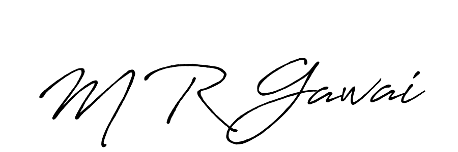 Make a beautiful signature design for name M R Gawai. Use this online signature maker to create a handwritten signature for free. M R Gawai signature style 7 images and pictures png