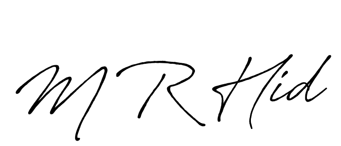 How to Draw M R Hid signature style? Antro_Vectra_Bolder is a latest design signature styles for name M R Hid. M R Hid signature style 7 images and pictures png