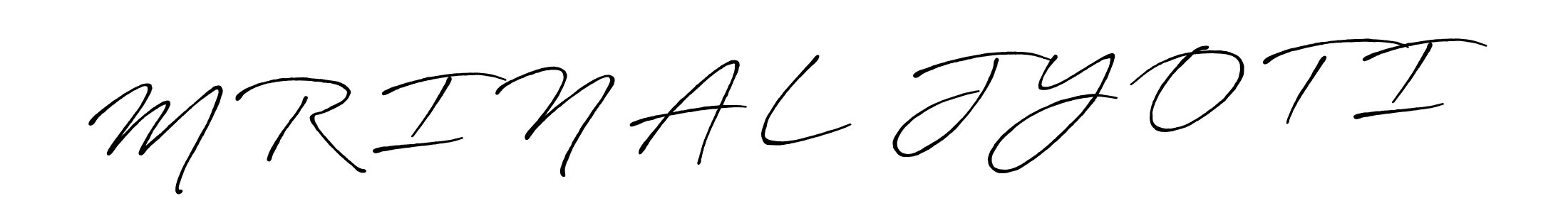 It looks lik you need a new signature style for name M R I N A L  J Y O T I. Design unique handwritten (Antro_Vectra_Bolder) signature with our free signature maker in just a few clicks. M R I N A L  J Y O T I signature style 7 images and pictures png