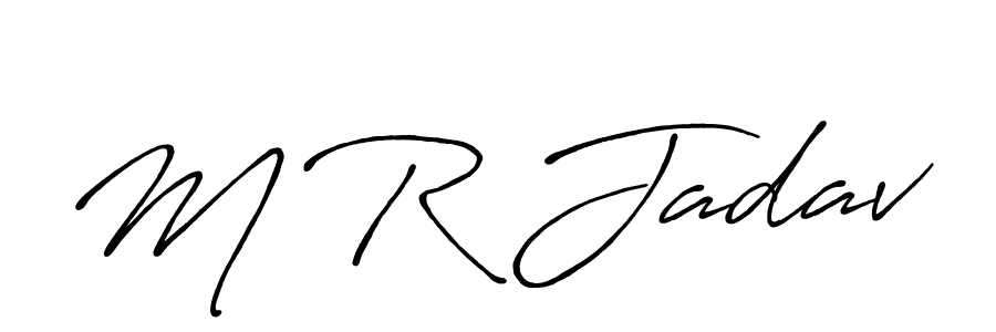 This is the best signature style for the M R Jadav name. Also you like these signature font (Antro_Vectra_Bolder). Mix name signature. M R Jadav signature style 7 images and pictures png