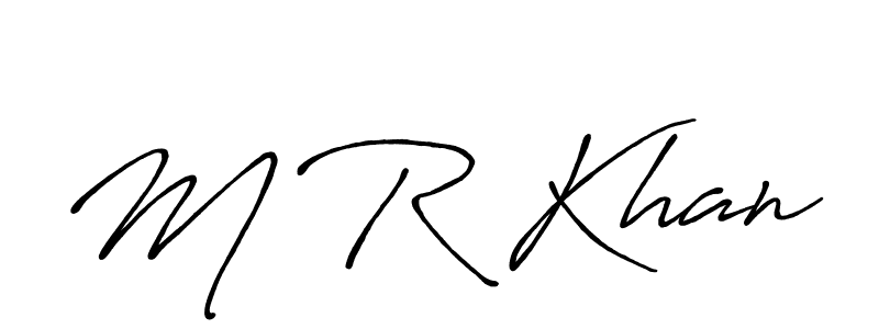 Similarly Antro_Vectra_Bolder is the best handwritten signature design. Signature creator online .You can use it as an online autograph creator for name M R Khan. M R Khan signature style 7 images and pictures png